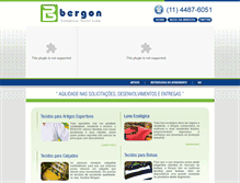 Tablet Screenshot of bergon.com.br